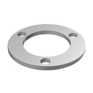 Bride de sol Ø94/Ø48,3 mm | avec 3 trous allongés Ø11 mm | V2A | brut