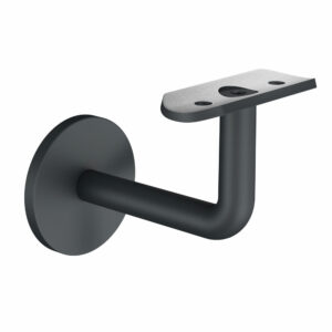 Support de main courante | pour tube Ø42,4 mm | montage mural invisible | V2A | RAL 9005
