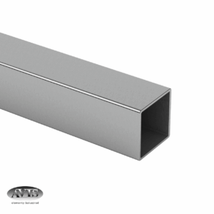 Tube carré 40 x 40 x 2,0 x 2 000 mm | V2A | rectifié