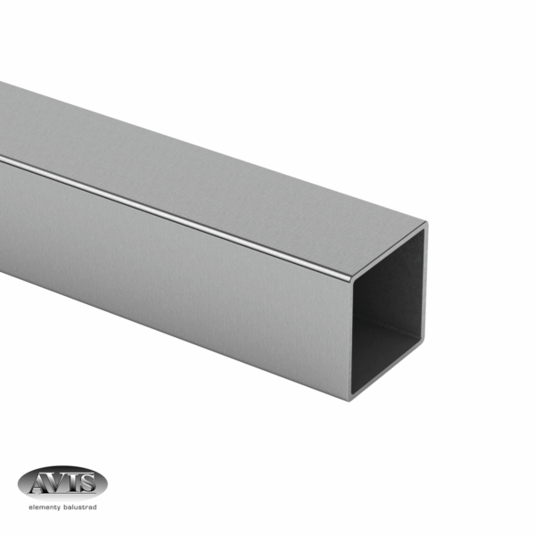 Tube carré 40 x 40 x 2,0 x 2 000 mm | V2A | rectifié