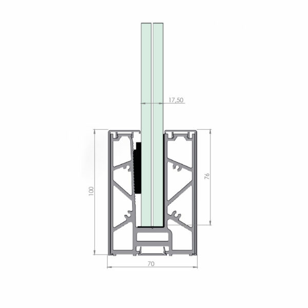 Jeu de cales pour profilé A50 pour sections de 15 à 30 cm – Image 2