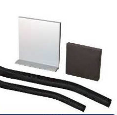Jeu de joints de montage pour verre de 12 à 21,52 mm, longueur 2,5 m - 1,0 kN
