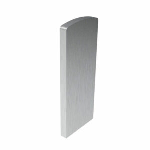 Cache pour profilé de sol, aluminium, ELOX