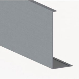 Cache court pour profil latéral, hauteur 122 mm, longueur 5 m, satiné
