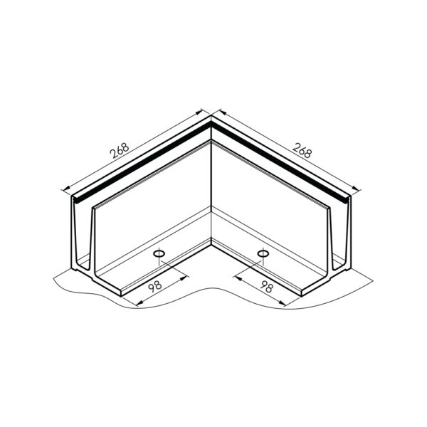Profilé d'angle extérieur, aluminium, ELOX – Image 3